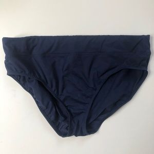 Landsend  Classic Bikini Bottoms Navy Blue Size 18 Almost New